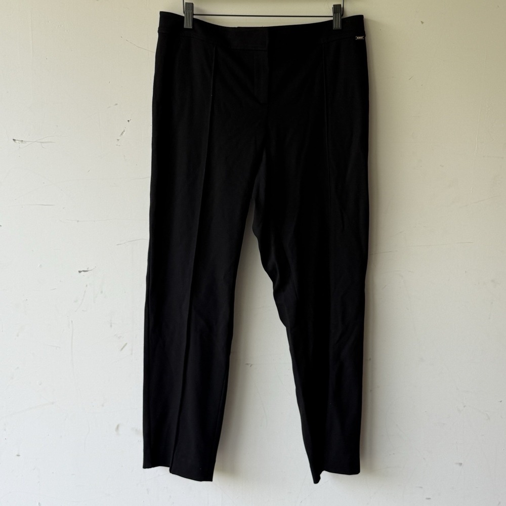 St.‎ John Black Jennifer Slim Leg Flared Pants Stretch